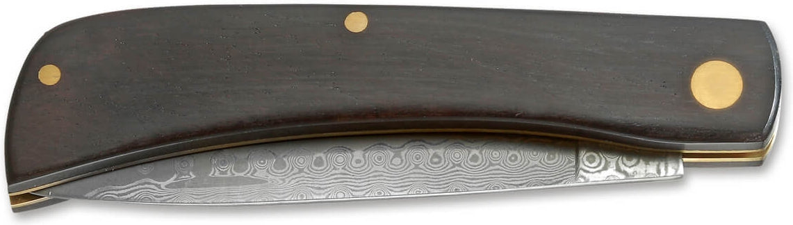 Boker - Magnum Ebony Rangebuster Damascus Pocket Knife - 01RY140DAM