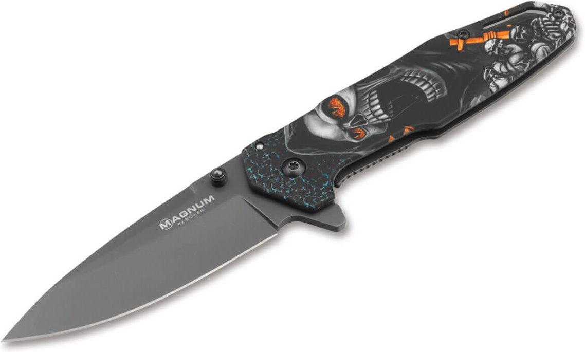 Boker - Magnum Screaming Skull Pocket Knife - 01MB230