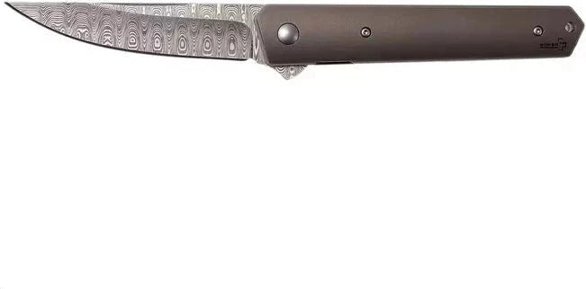 Boker - Plus Flipper Damascus Pocket Knife - 01BO297DAM