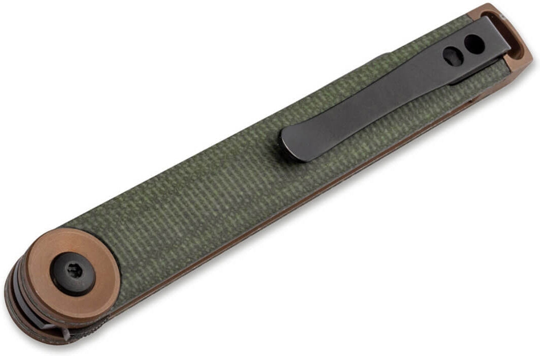 Boker - Plus Kaizen Green Canvas Micarta Pocket Knife - 01BO391