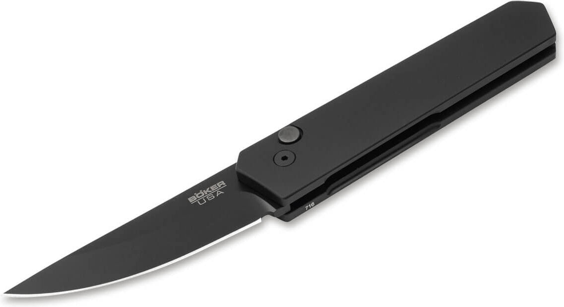 Boker - Plus Kwaiken Compact Automatic Pocket Knife All Black - 01BO255