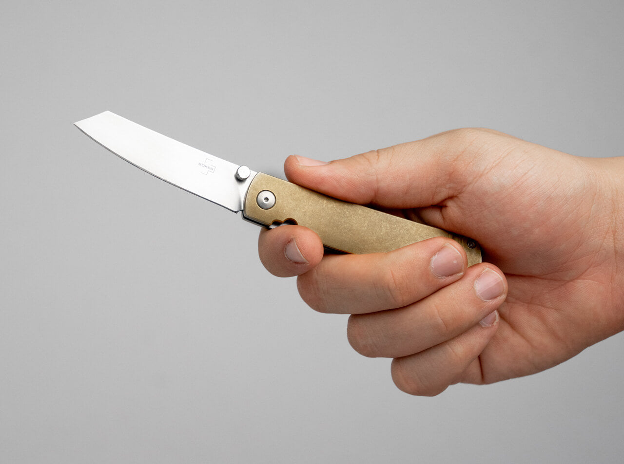 Boker - Plus Tenshi Brass Pocket Knife - 01BO328