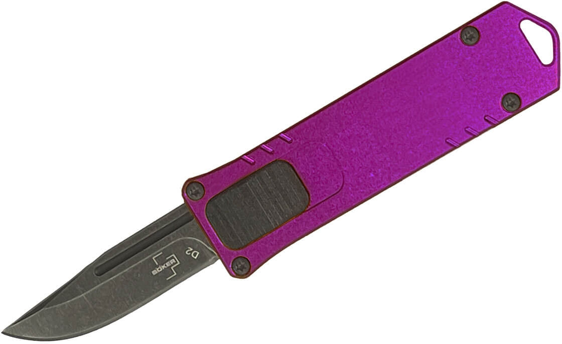 Boker - Plus USB OTF Pocket Knife Purple - 06EX277