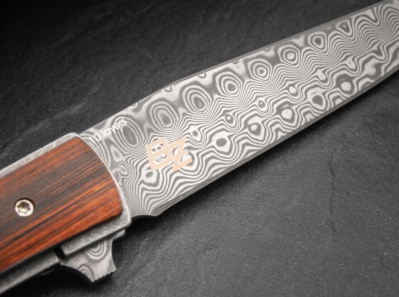 Boker - Plus Urban Trapper Cocobolo Damascus Pocket Knife - 01BO176DAM