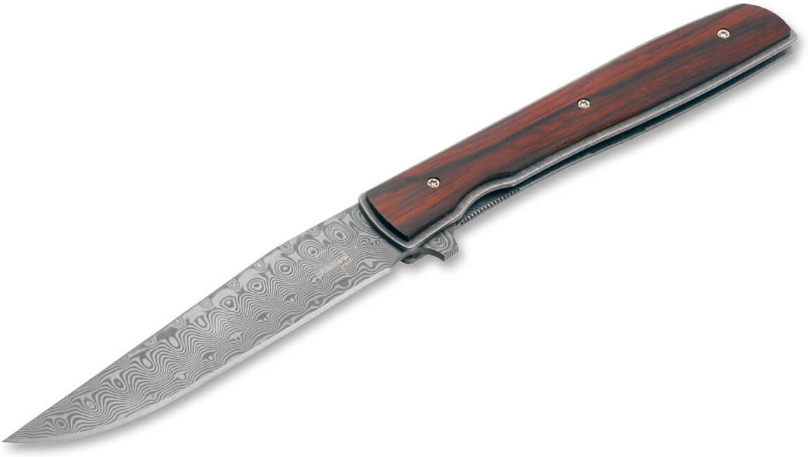 Boker - Plus Urban Trapper Cocobolo Damascus Pocket Knife - 01BO176DAM