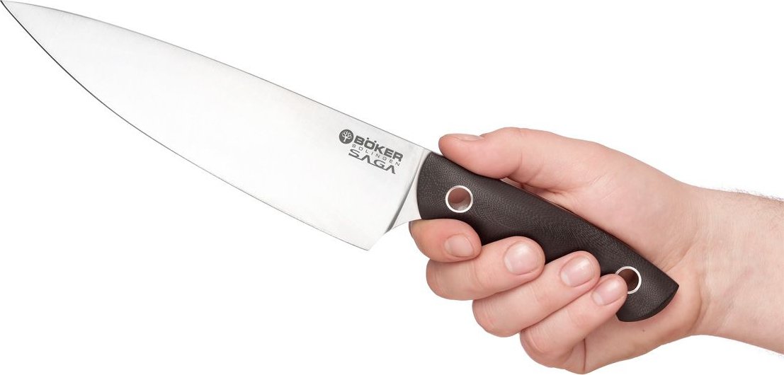 Boker - Saga Chef's Knife G10 Satin - 131267