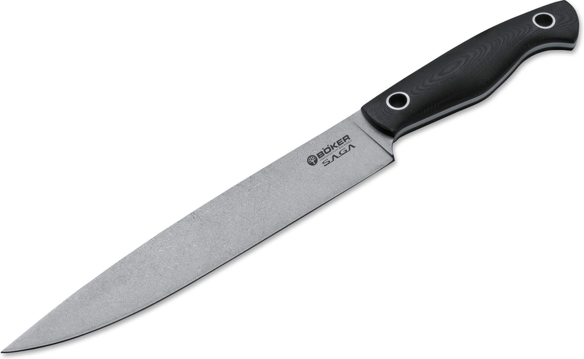 Boker - Saga G10 Stonewash Carving Knife - 130280