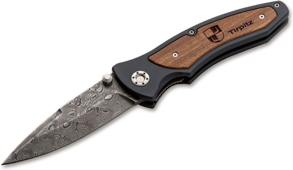 Boker - Tirpitz-Damascus Pocket Knife - 110190DAM