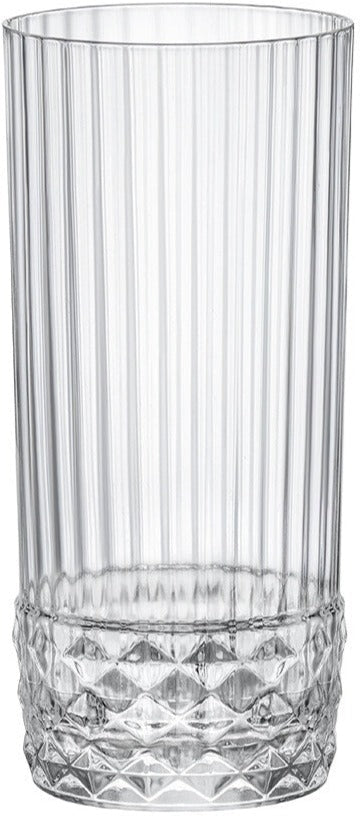 Bormioli Rocco - 16.5oz America '20s Cooler Glasses Set of 4 - 450122141