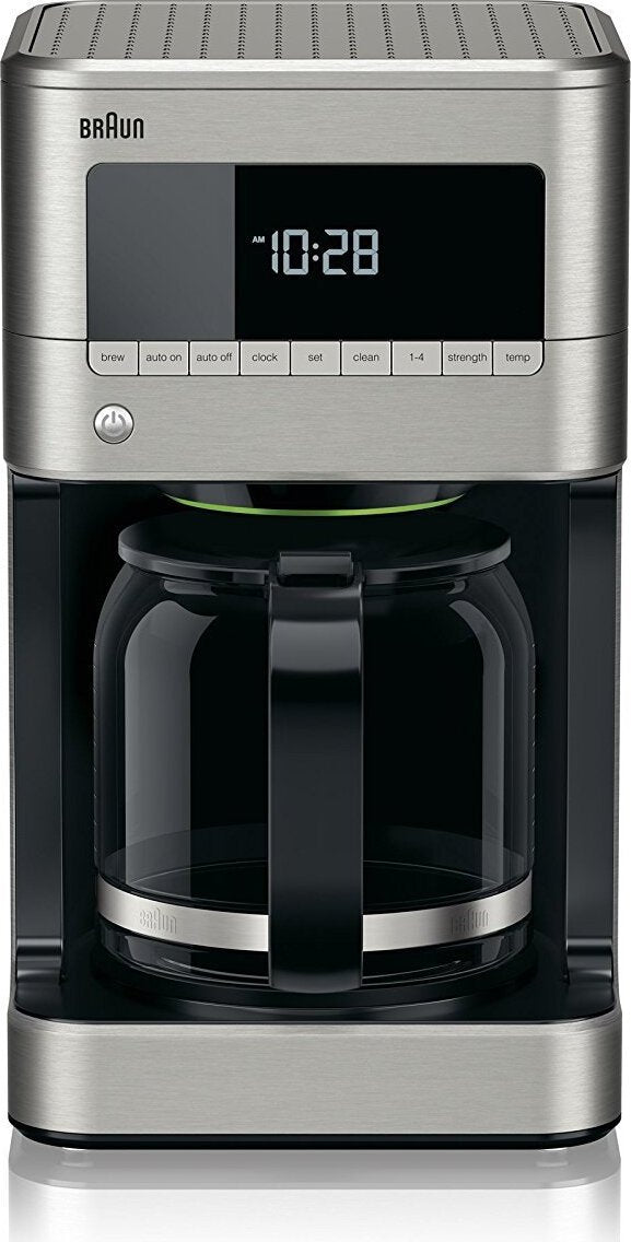 Braun - 12 Cup BrewSense Digital Drip Coffee Maker Stainless Steel - KF7170SI