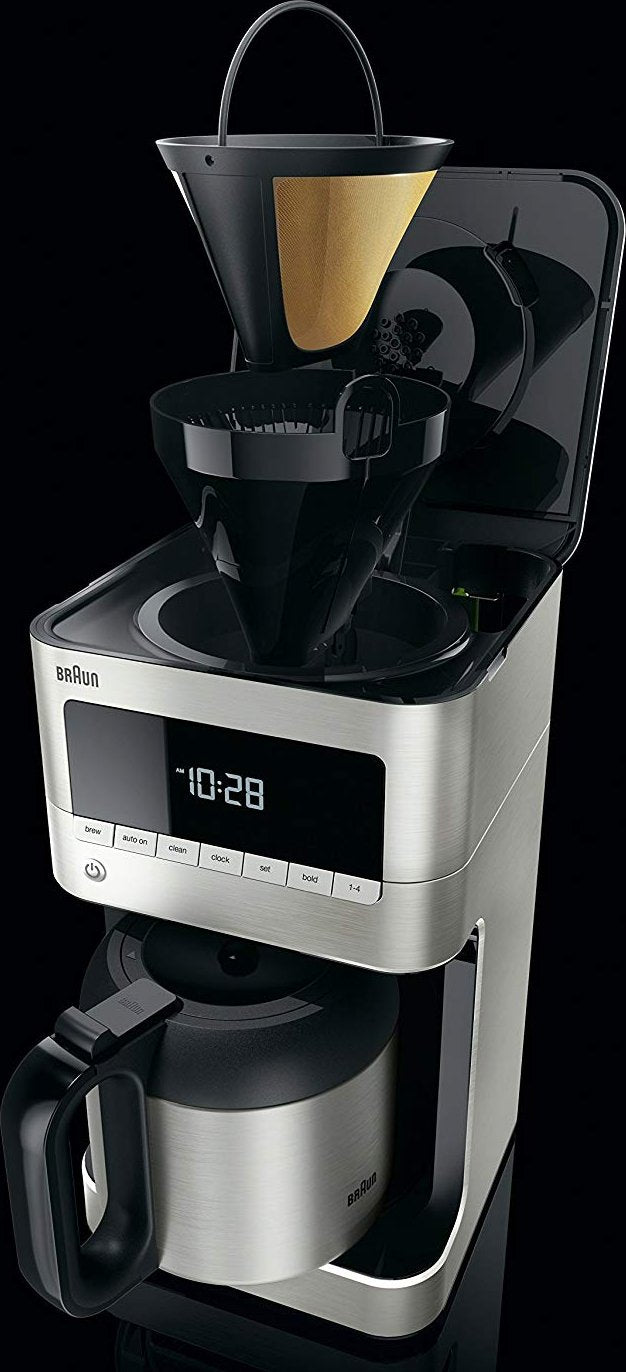 Braun - BrewSense Drip Coffee Maker with Thermal 10 Cup Carafe - KF7175SI