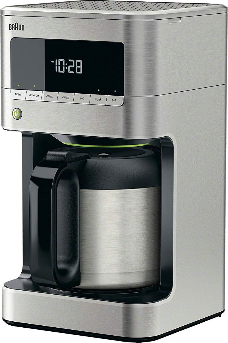 Braun - BrewSense Drip Coffee Maker with Thermal 10 Cup Carafe - KF7175SI