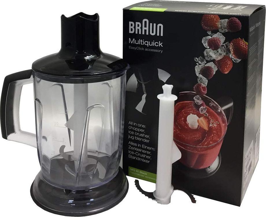 Braun - MultiQuick Chopper Ice Crusher Jug Attachment - MQ40