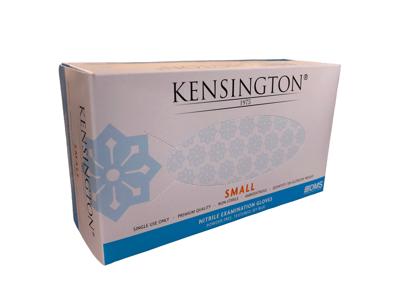 Nitrile Gloves Powder Free Kensington Sky Blue - Disposable Medical Supplies Au product image