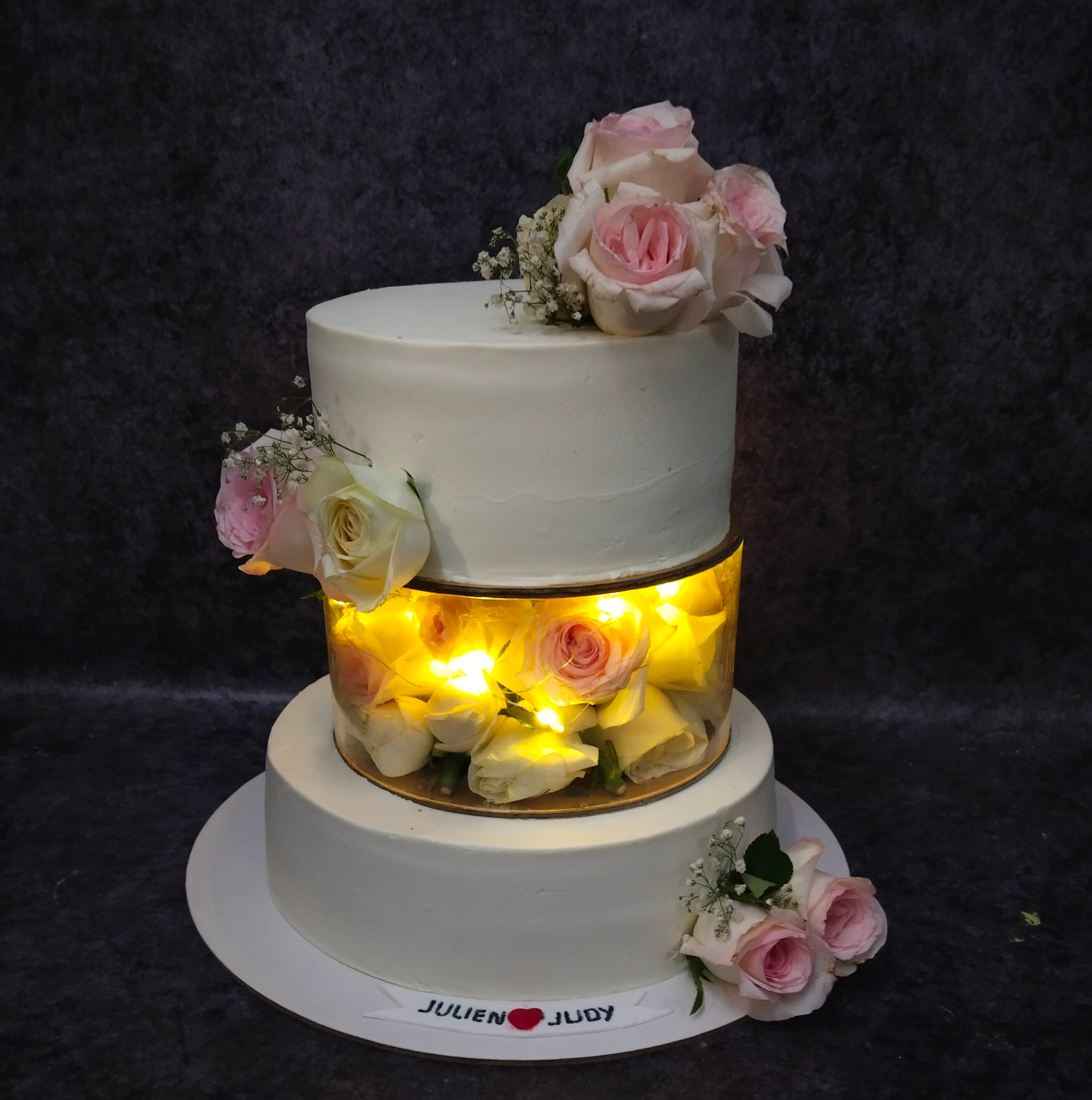 Couple Theme Engagement Cake Design & Price | YummyCake