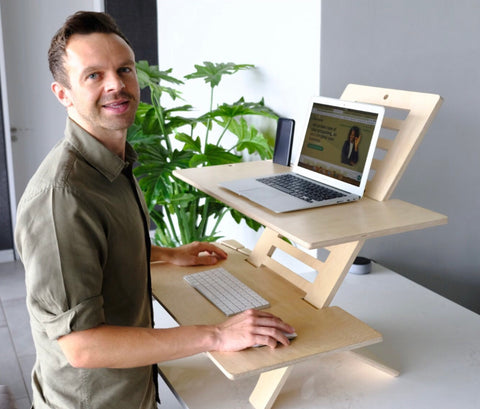 sit to stand computer desk