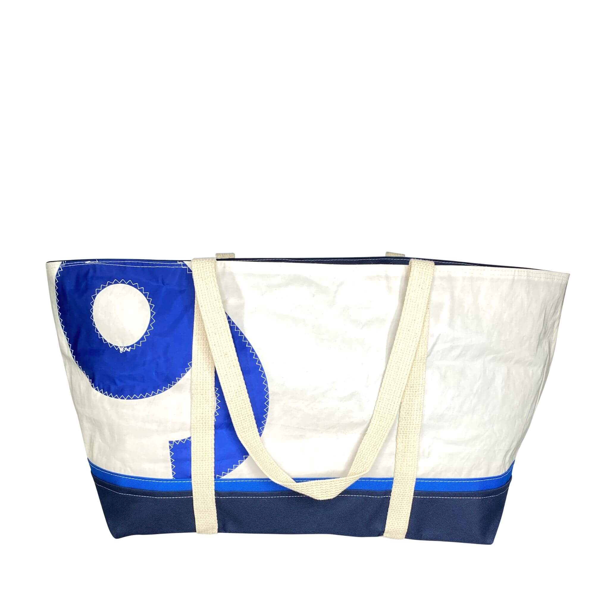 Sea Bags Recycled Sail Cloth Custom Monogram Tote Medium