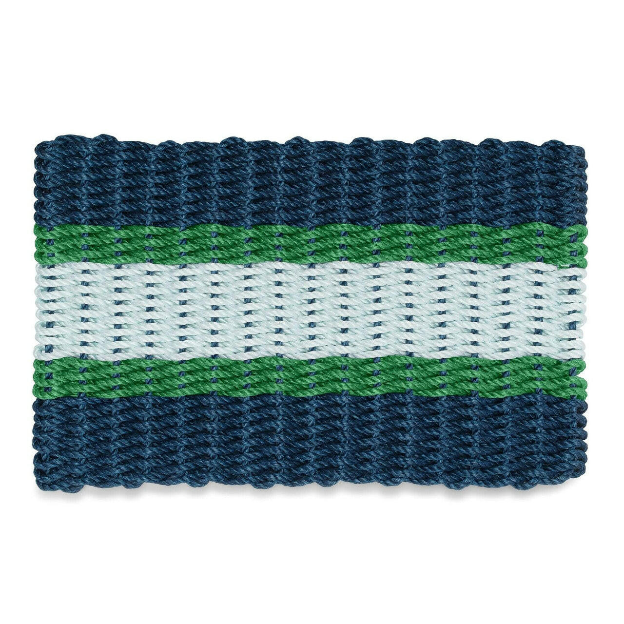 Lobster Rope Doormat, Made in Maine Rope Door Mat, Navy, Green, Seafoam –  New England Trading Co