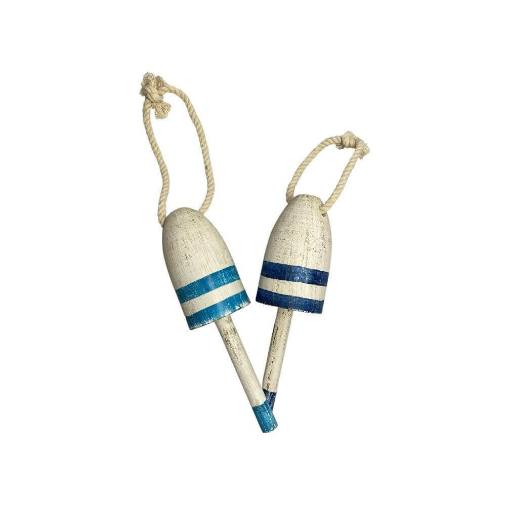 Wooden Buoy Decor, 7 Coastal Accessory – New England Trading Co