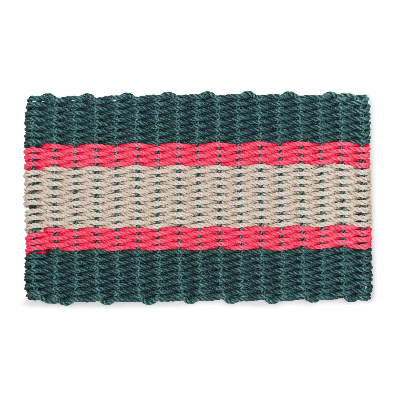 Lobster Rope Doormat, Made in Maine Rope Door Mat, Christmas Green &  Nantucket Red – New England Trading Co