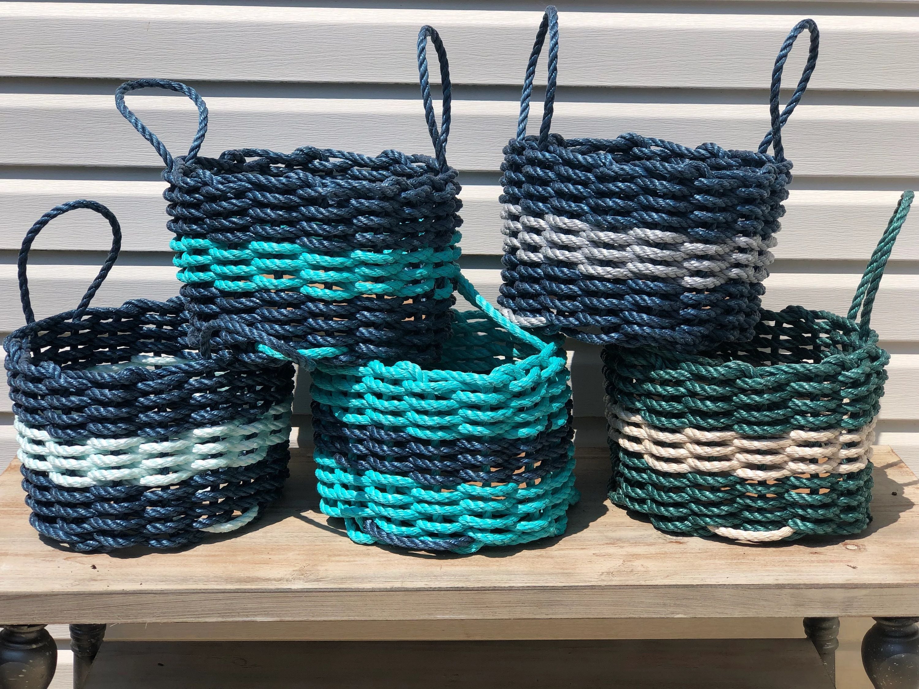 DIY Lobster Rope Basket Nautical Planter – New England Trading Co