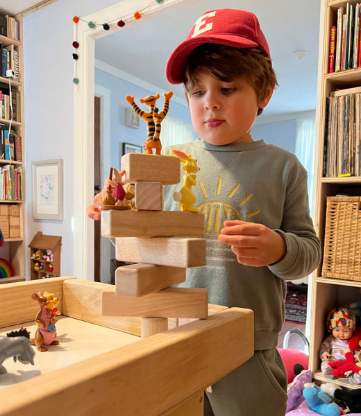 Wooden Unit Block Play