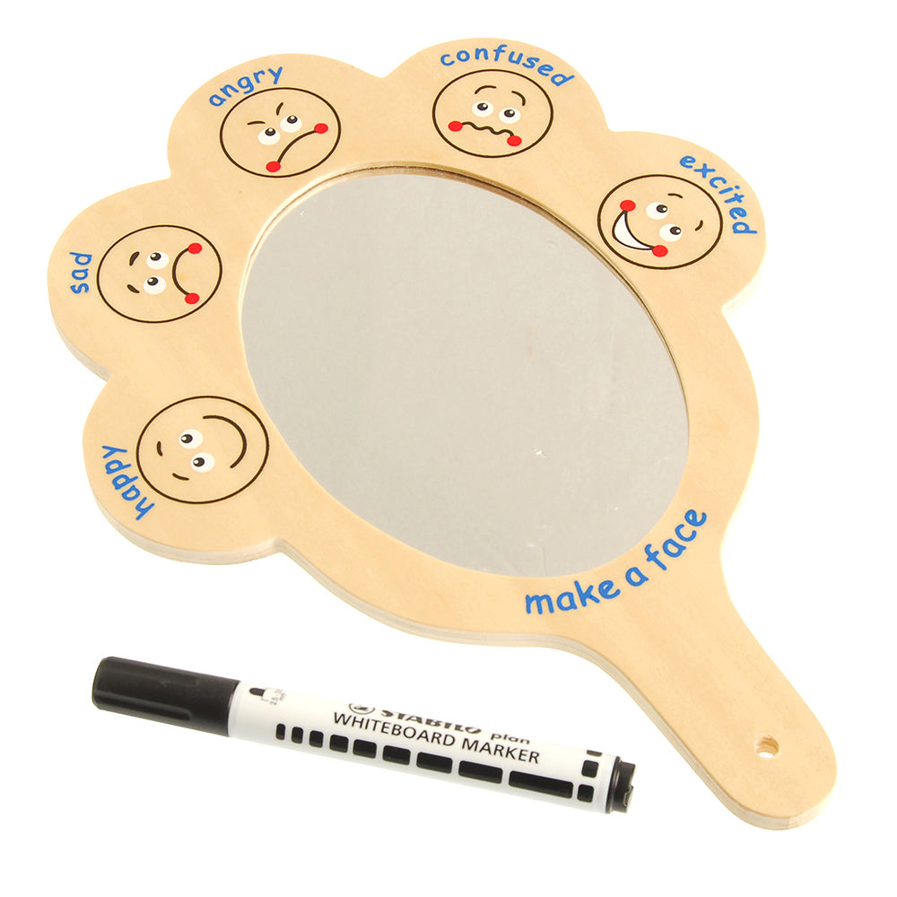 What Are You Feeling? Emotion Mirror | Write & Wipe Surface & 1 Marker