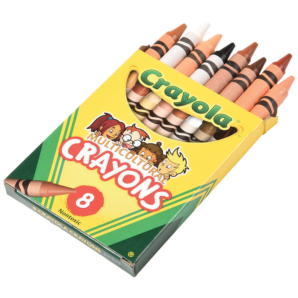 Crayola® Large Multicultural Crayons - 8 Ct.