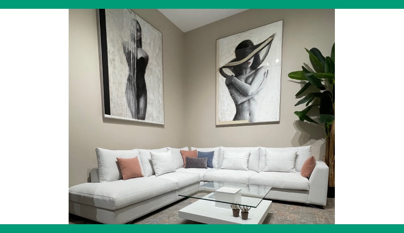 ▷ Guía para colocar cuadros encima del sofá | Sidivani – SIDIVANI