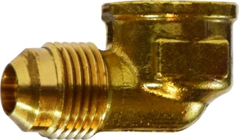 3/8OD X 1/2FPT  Brass Compression X Female Pipe Thread Elbow —  COPPERTUBINGSALES