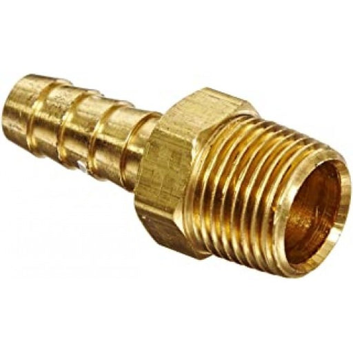 1/4Barb X 3/8 Male Flare - Brass Hose Barb X Flare Fitting —  COPPERTUBINGSALES