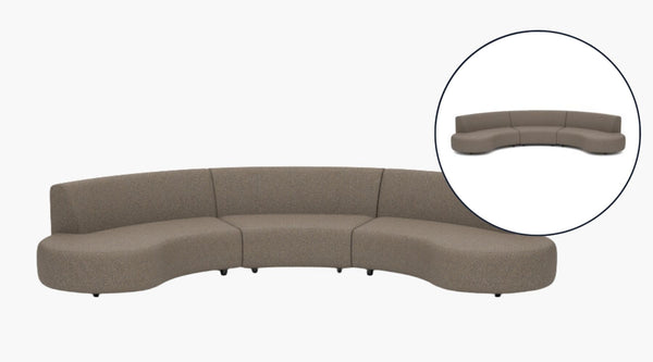 bubalou bended sofa loungeset voor buiten