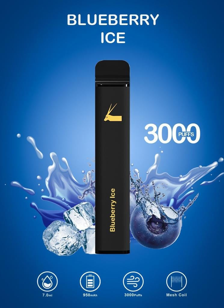 AILE A3000 (20mg) 3000 PUFFS - DISPOSABLE VAPE SHARJAH AJMAN UAE