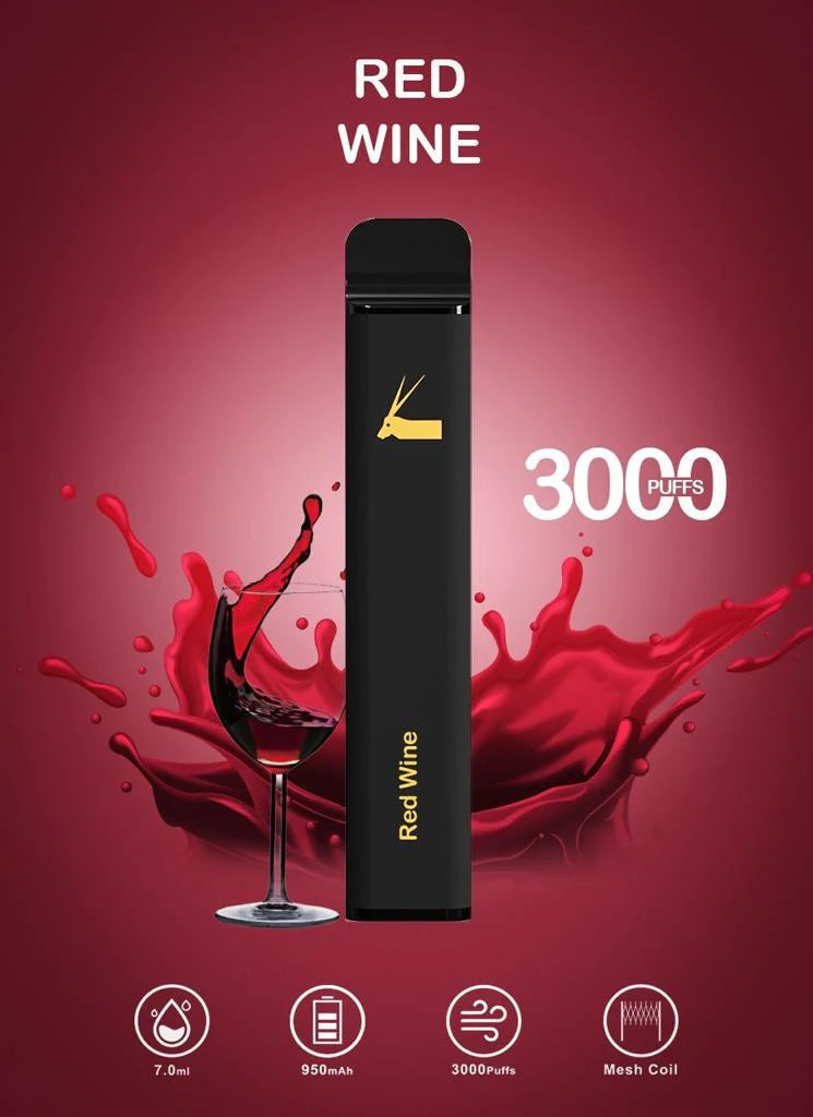 AILE A3000 (20mg) 3000 PUFFS - DISPOSABLE VAPE SHARJAH DUBAI UAE