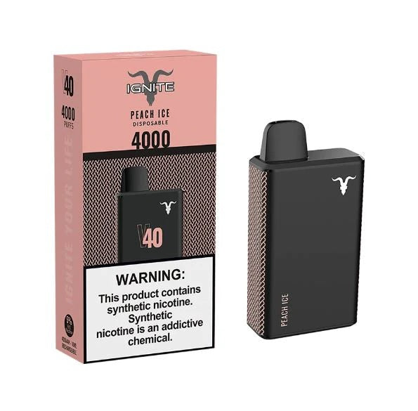 IGNITE – V40 (50mg) 4000+ PUFFS - DISPOSABLE VAPE RAS AL KHAIMAH UAE