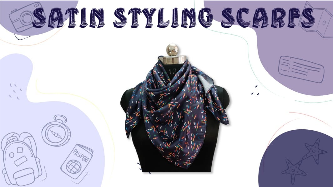 Satin Styling Scarf (Huge Square Scarf and Rectangular Scarf ) – Hair Love  India