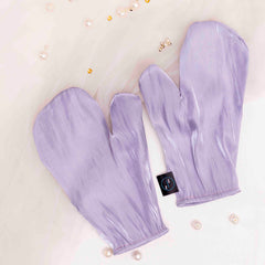 Italian Satin Gloves- Scrunching Mittens - Hair Love India