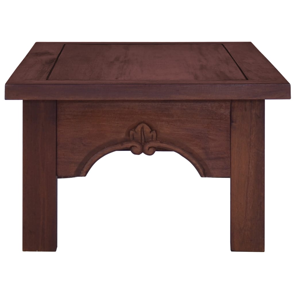 Sohvapöytä klassinen ruskea 100x50x30 cm täysi mahonki – 