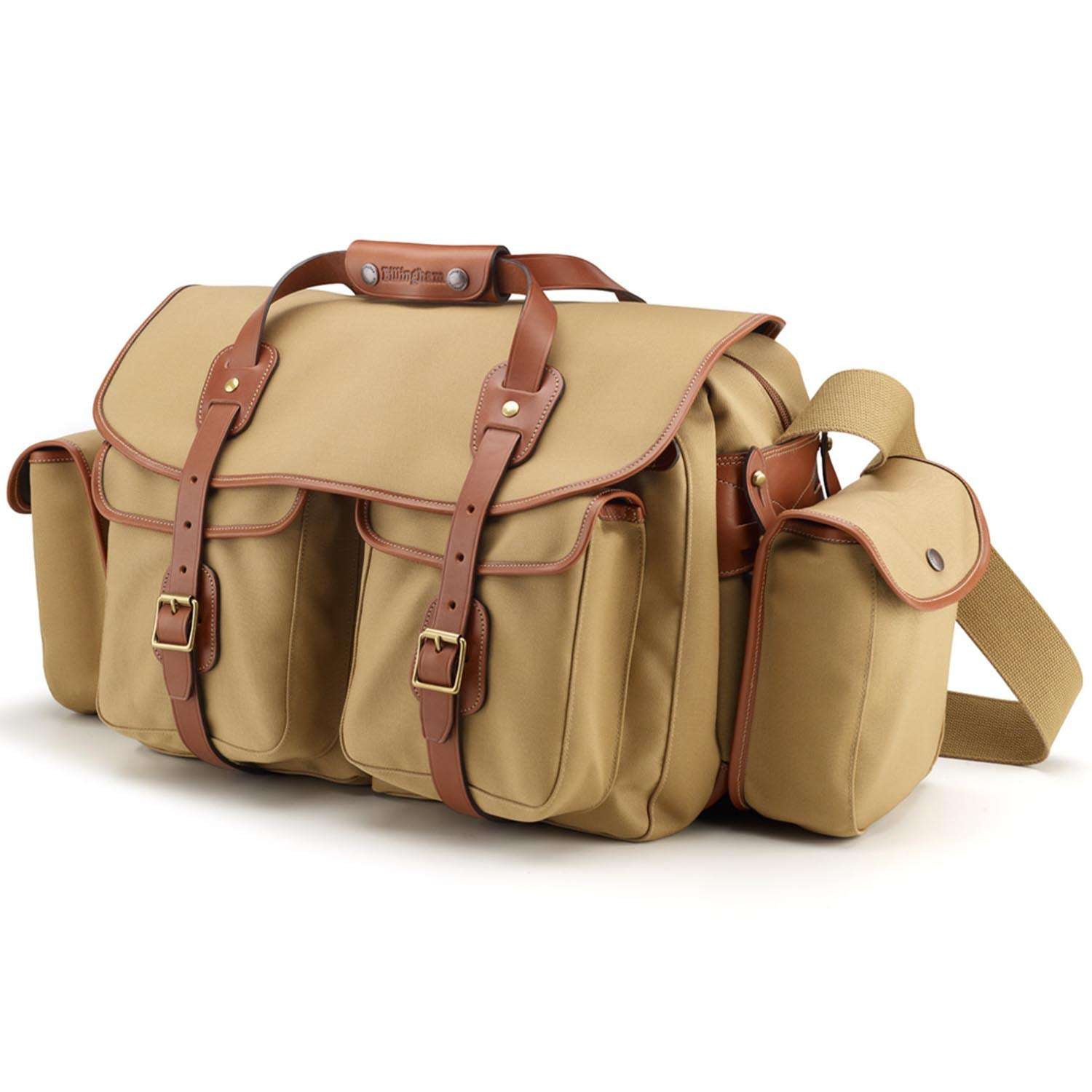 Billingham S4 Camera Bag - Khaki Canvas / Tan Leather – Billingham USA