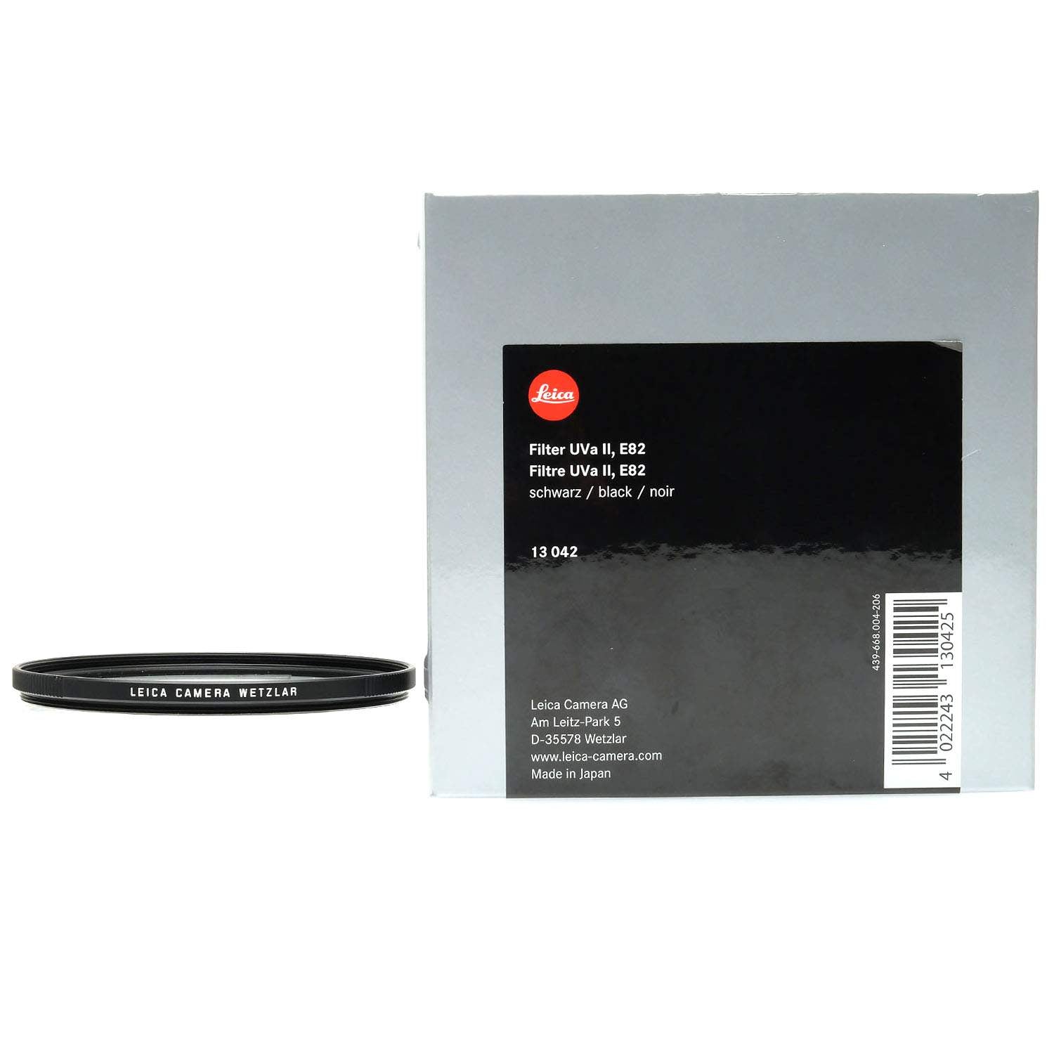 Leica E49 UVa II Filter (Black)