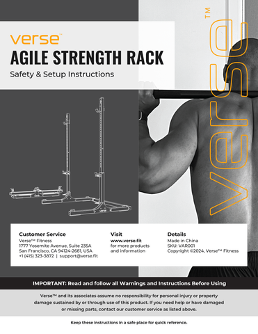 Front Cover of Verse Agile Rack User Manual