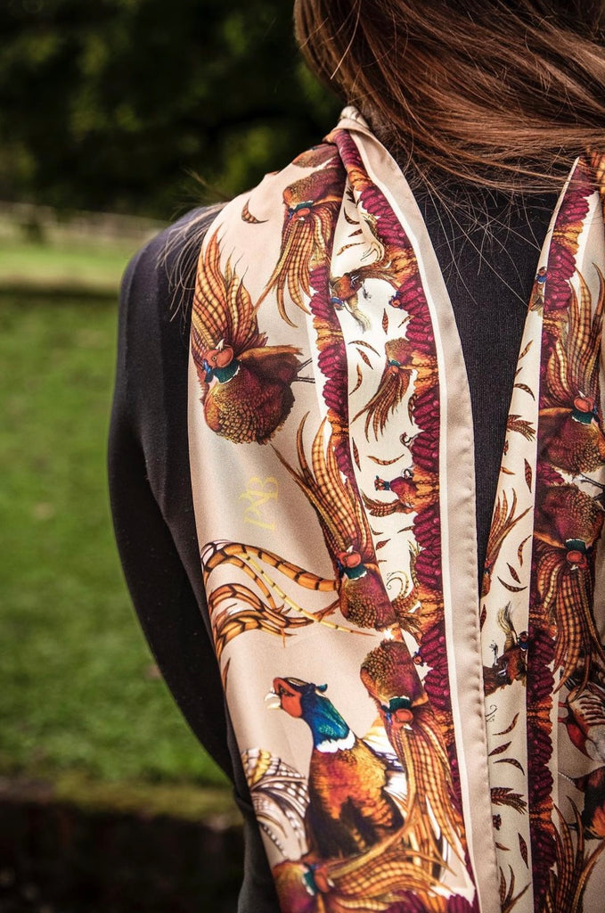 Clare Haggas x Purdey Autumn/Winter 23 Scarf