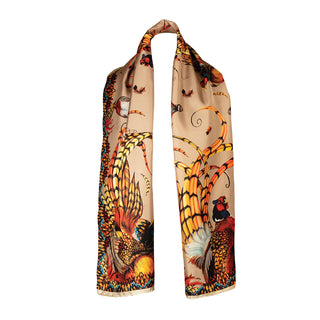 The Silk Mischa Orange Slice Scarf - Orange – KULE