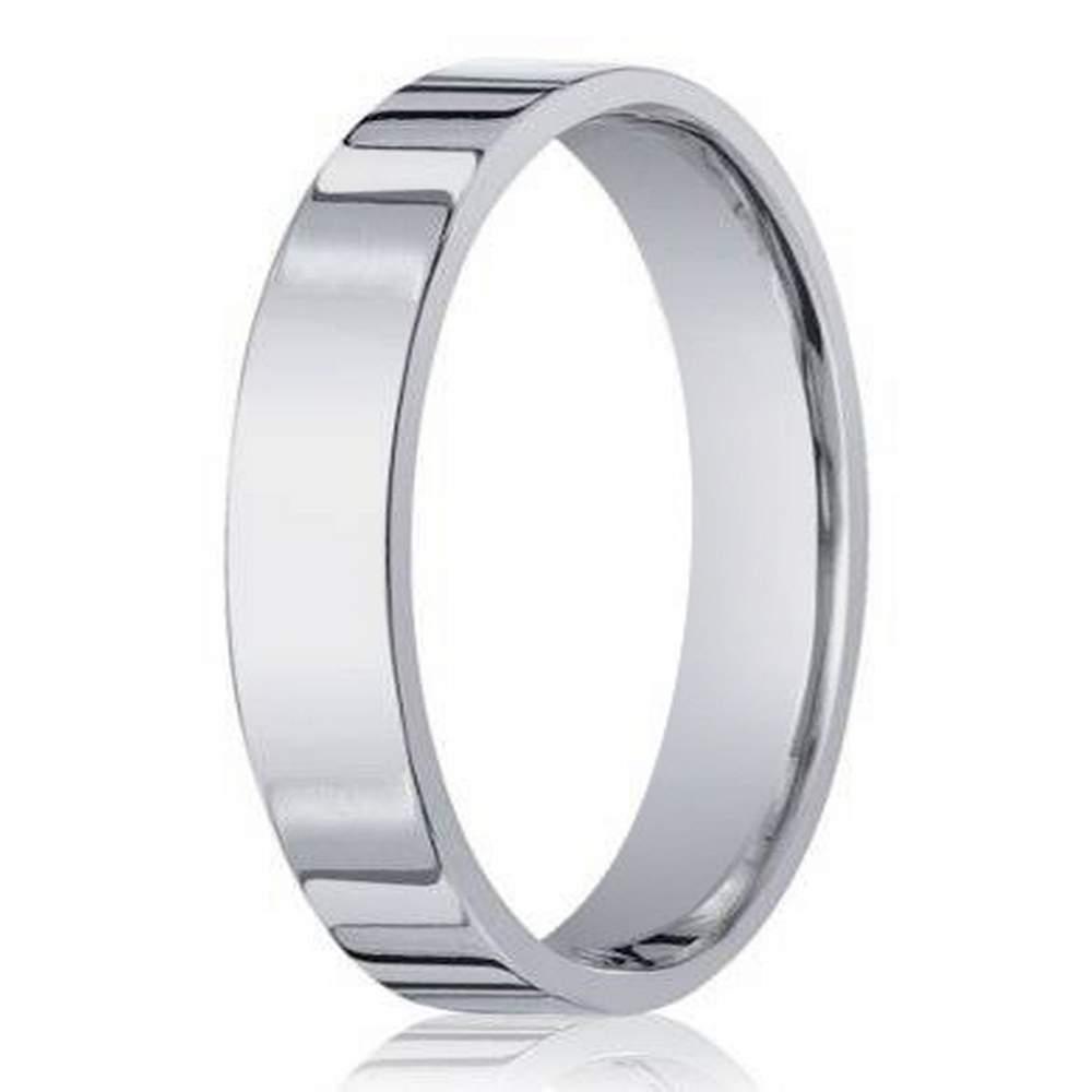 Benchmark 5 MM Solid Platinum 950 Plain Wedding Band Ring size 7