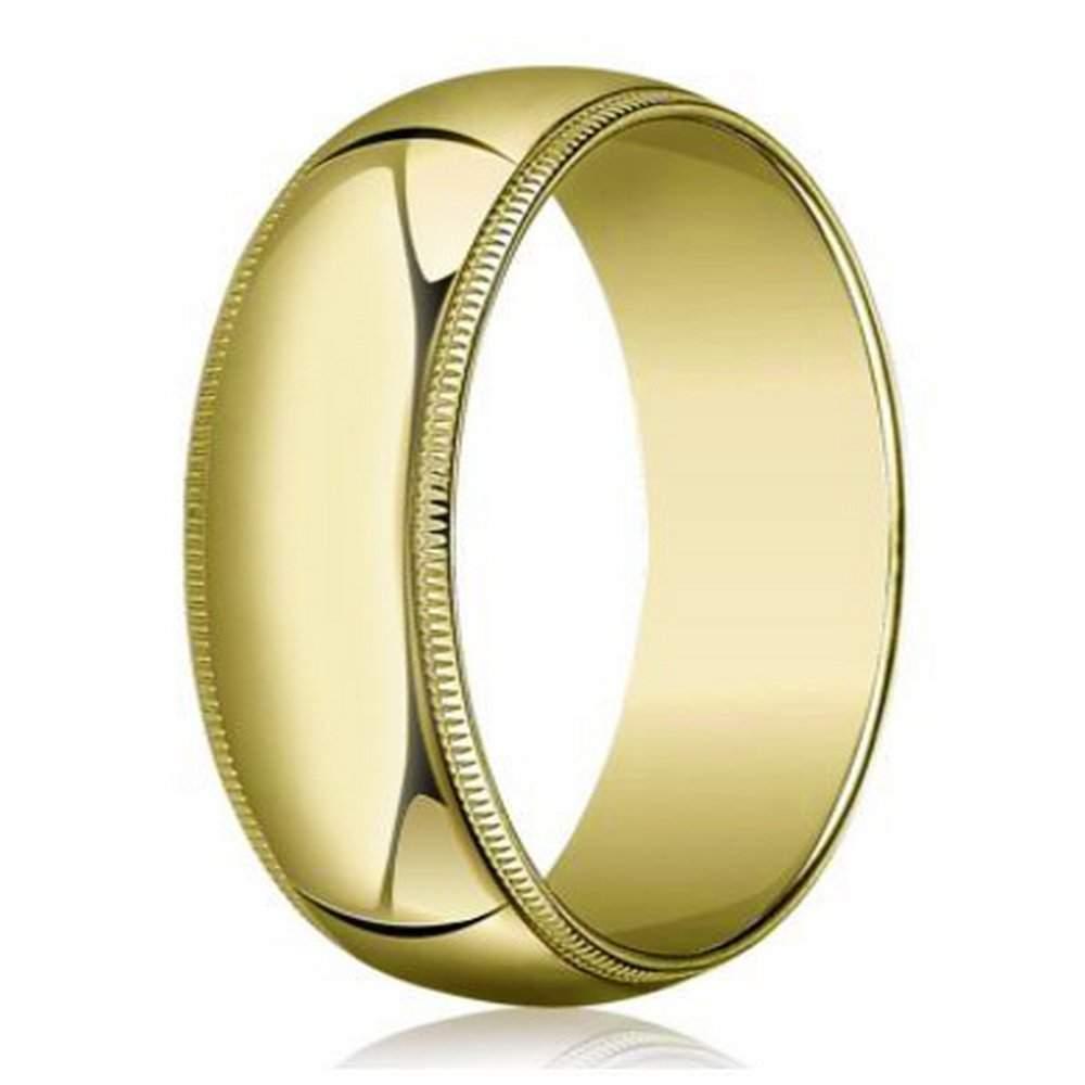 Benchmark 14K Yellow Gold 4.5mm European Comfort-Fit Wedding Band