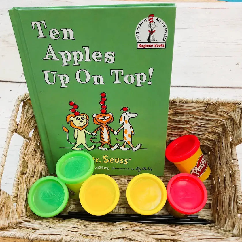 Apples Up On Top Play Doh Patterning Math Center