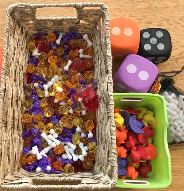 Halloween Math Center Manipulatives