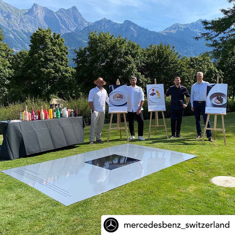 Mercedes Benz Switzerland - Sven Wasmer, Guy Ravet, Ambassador, Gault Millau, Grand Resort Bad Ragaz