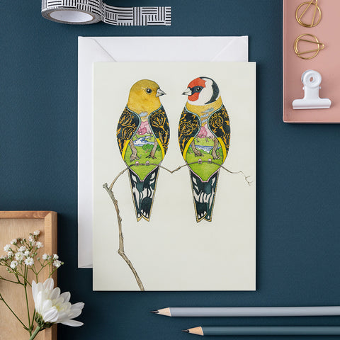 Goldfinch greetings Card