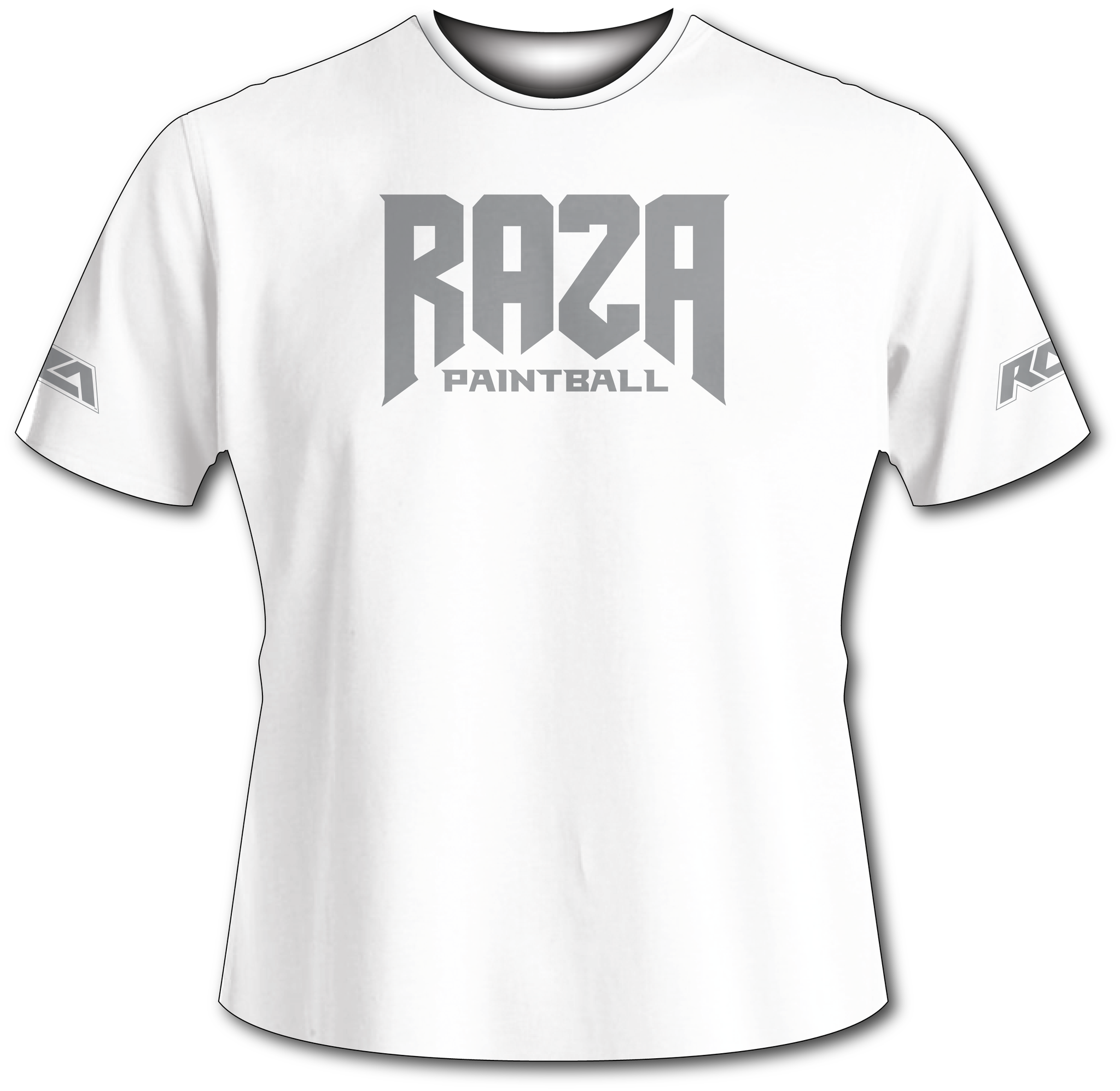 Download Raza Paintball White Tech Shirt - RazaLife